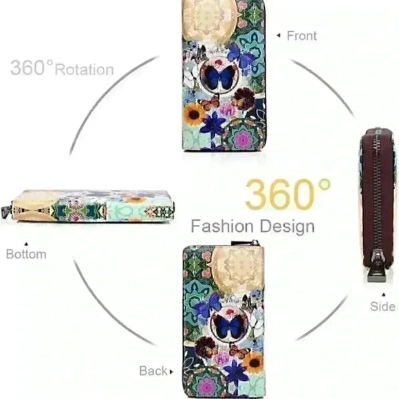 Clutch RFID Wallet For Women - Picture 4 of 5